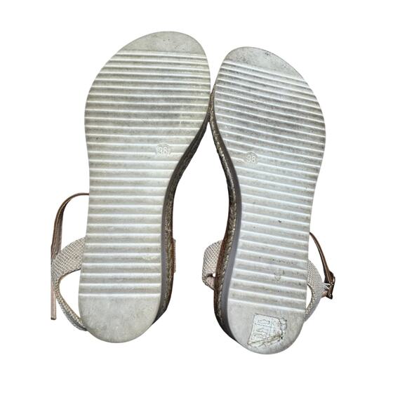 Fitory Black Slip on flats with gold chain size 38 - Picture 5 of 7